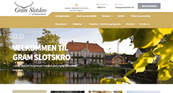 Desktop Screenshot of gramslotskro.dk